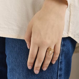 Bay Pearl Ring - Fresh water pearl, size 48