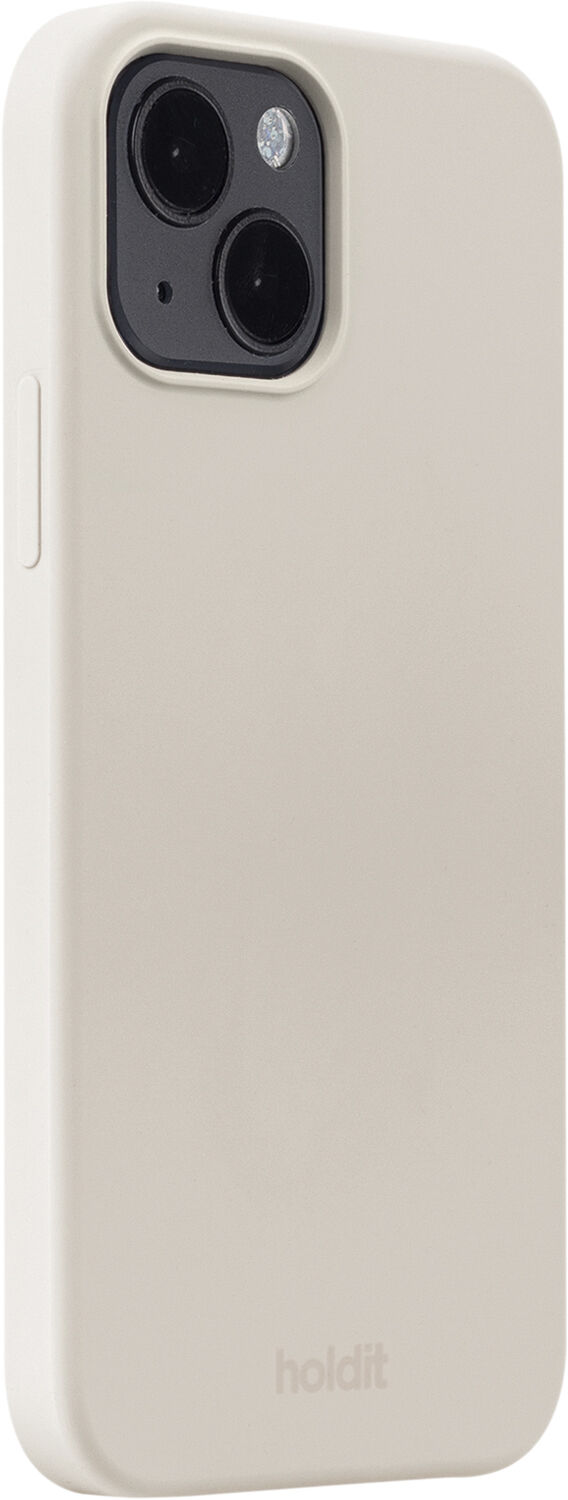 Silicone Case iPhone 15 Light Beige