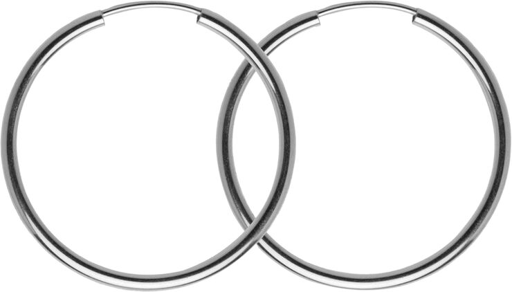 Classic Ane øreringe. Diameter: 30 mm.
