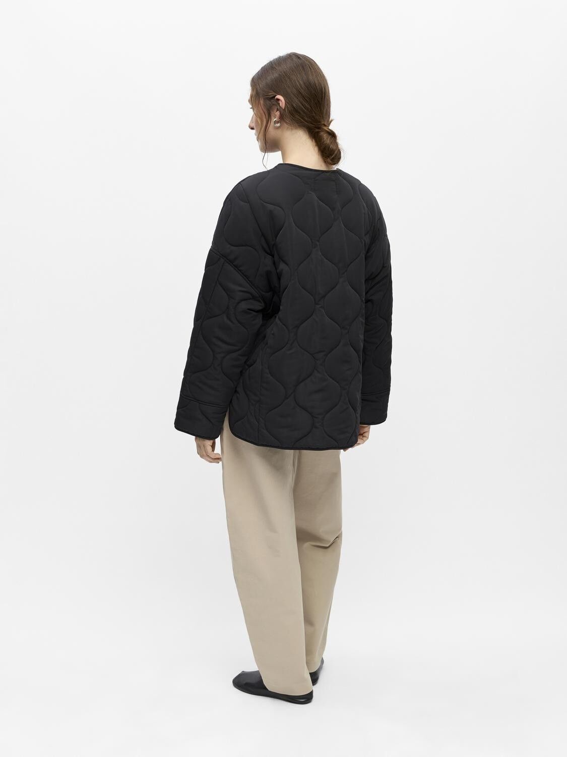Objallie Ls Lo Quilted Jacket Noos