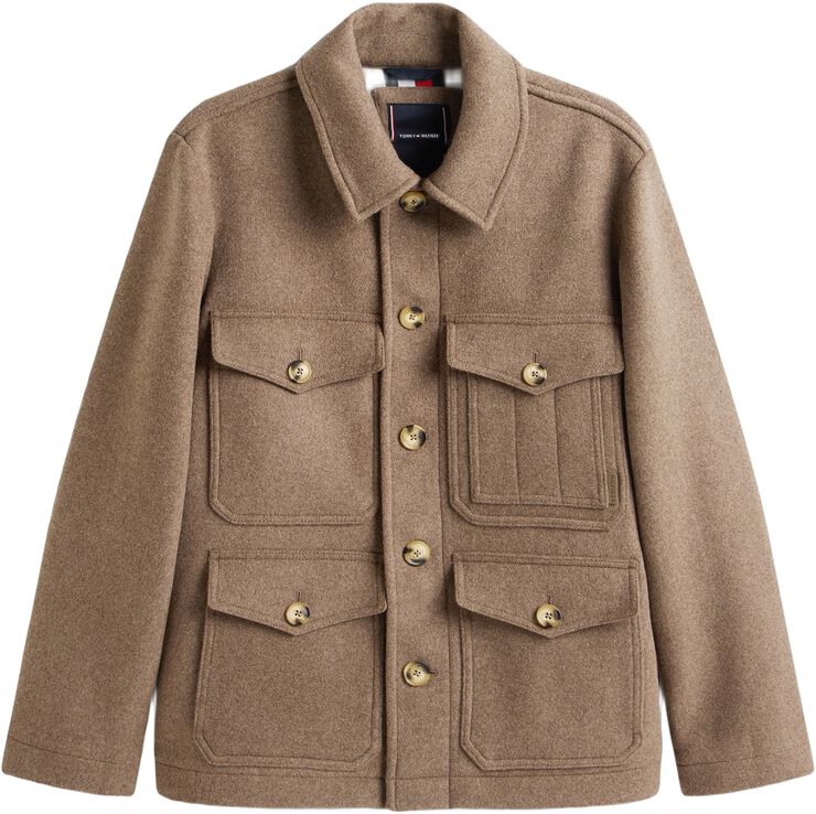 WOOL 4PKT JACKET
