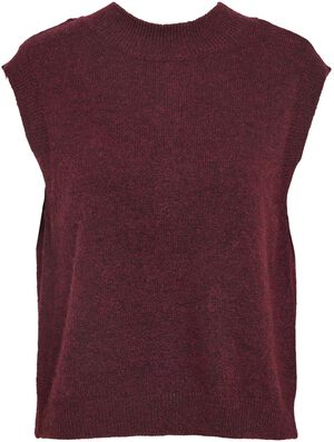 NMNOLA S/L O-NECK KNIT VEST FWD