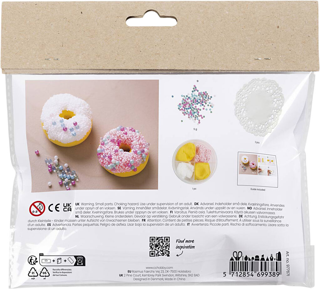 Mini DIY Kit Modellering, Donuts