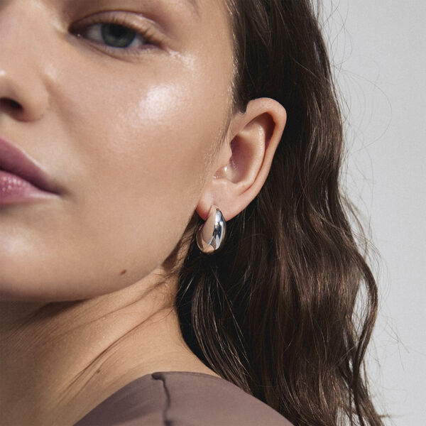 INTENT earrings silver-plated