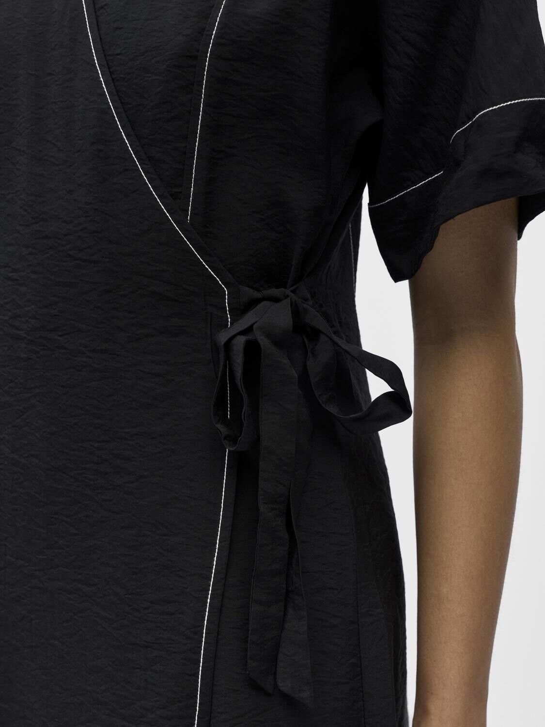 OBJJACIRA S/S RE LONG WRAP DRESS NO