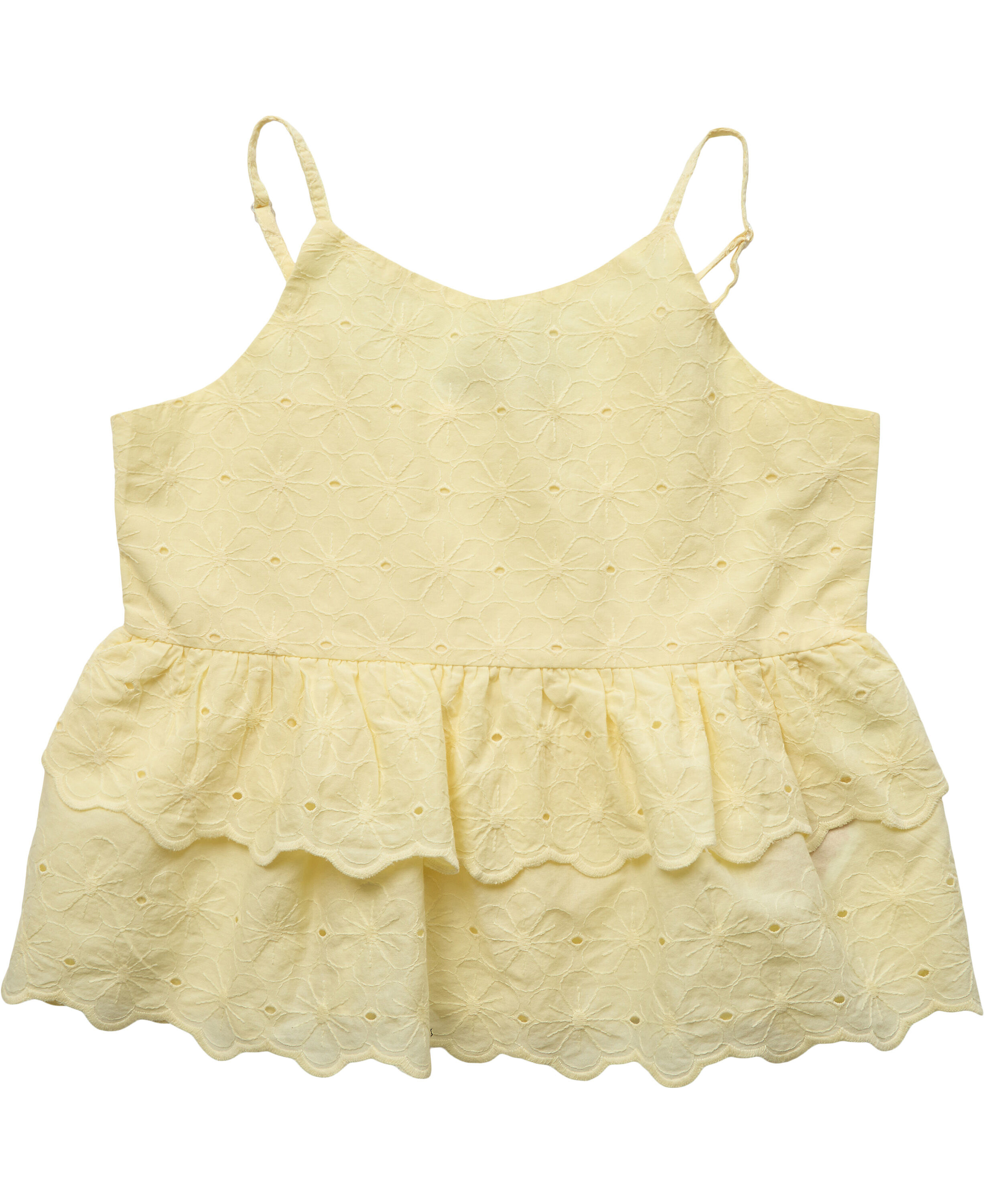 KOGSHERRY STRAP EMB TOP WVN