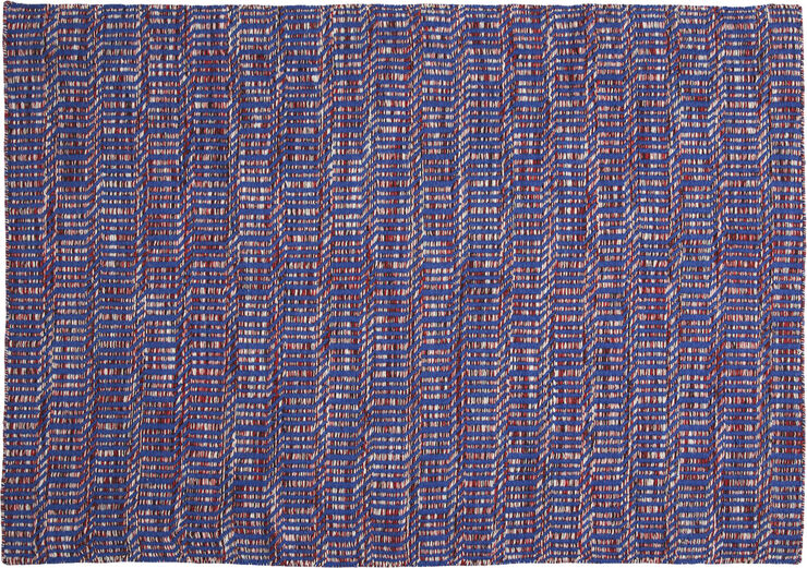 Radio Rug-50 x 80-Red, blue