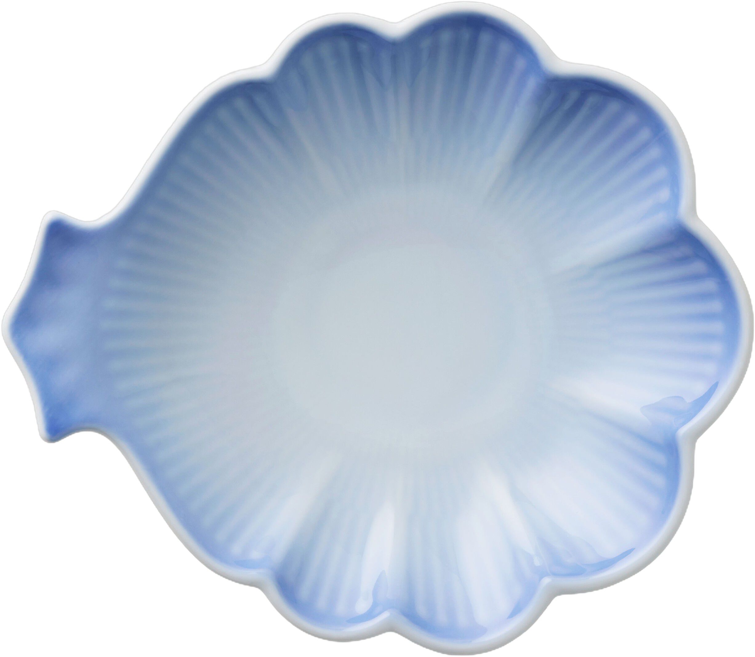 Iris Curl Dish 16cm Blue