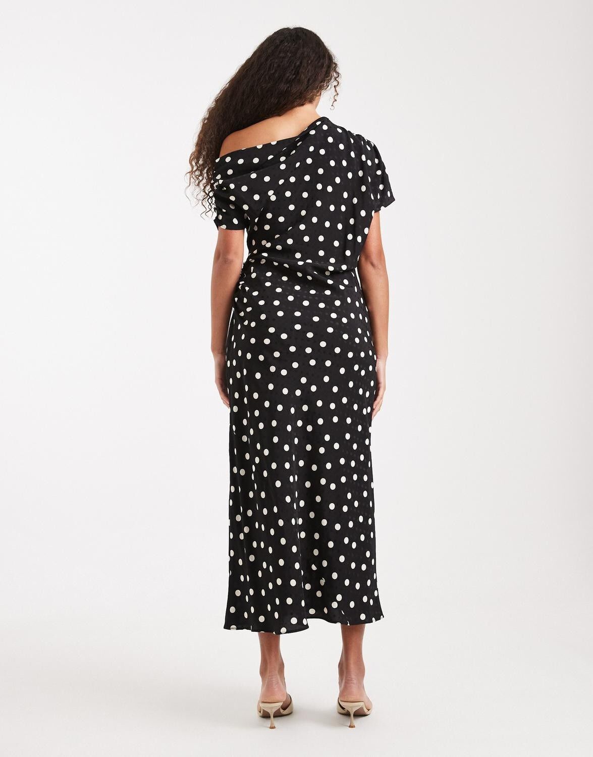 TSDANIELLE POLKA DOT MAXI DRESS WVN
