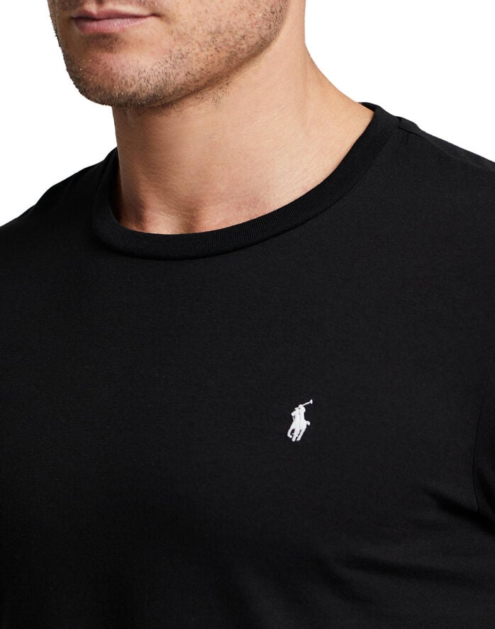 Cotton Jersey Crewneck Sleep Tee