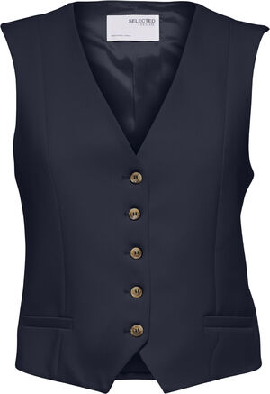 SLFRITA VEST EX DARK SAP MEL