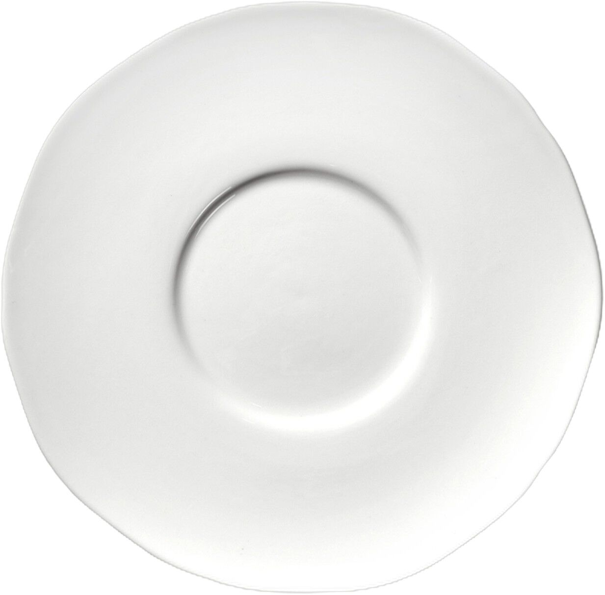SAUCER COFFEE CUP WHITE SILHOUETTE