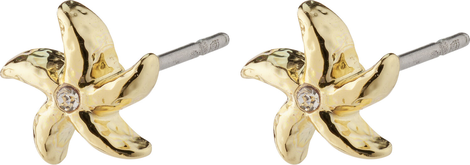 OAKLEY recycled starfish earrings gold-plated
