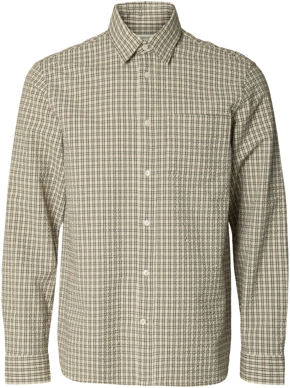 SLHREGFREDDIE MIX SEERSUCKER LS SHI