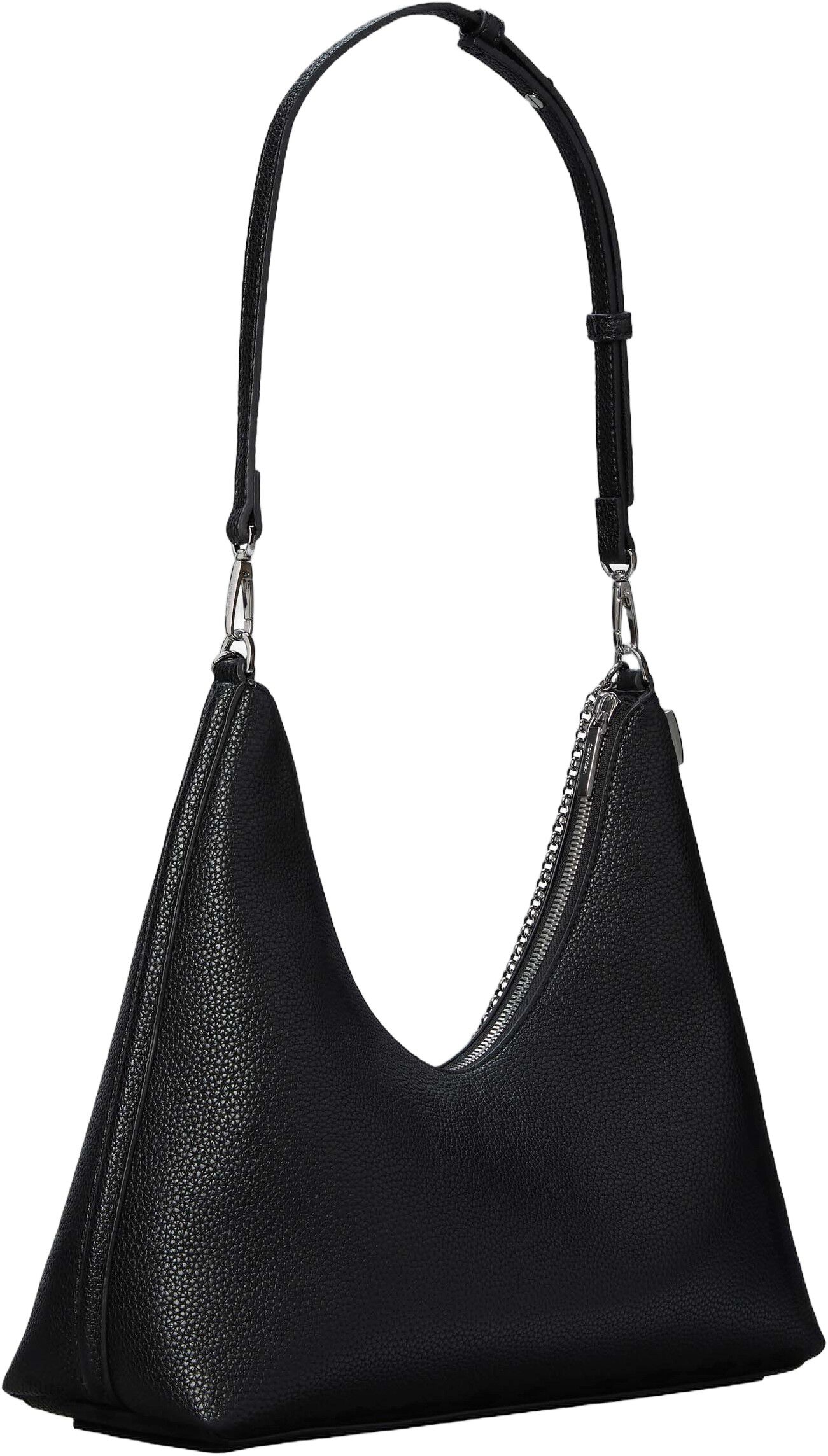 EMBLEM HW PEBBLE SHOULDER BAG