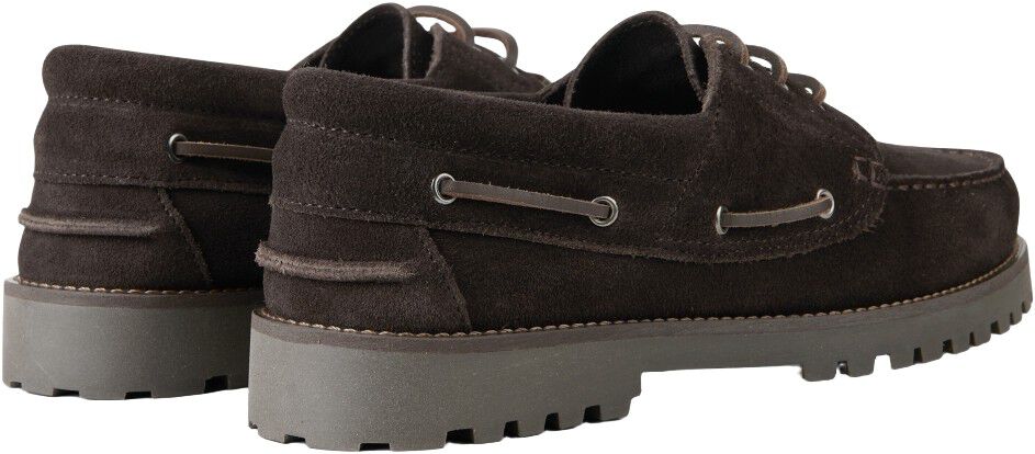 Ollie Boat Shoe - Brown Suede