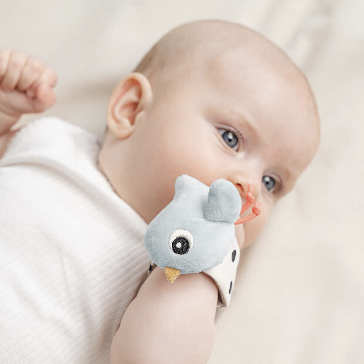 H&aring;ndledsrangles&aelig;t 2 stk. Happy clouds Bl&aring;