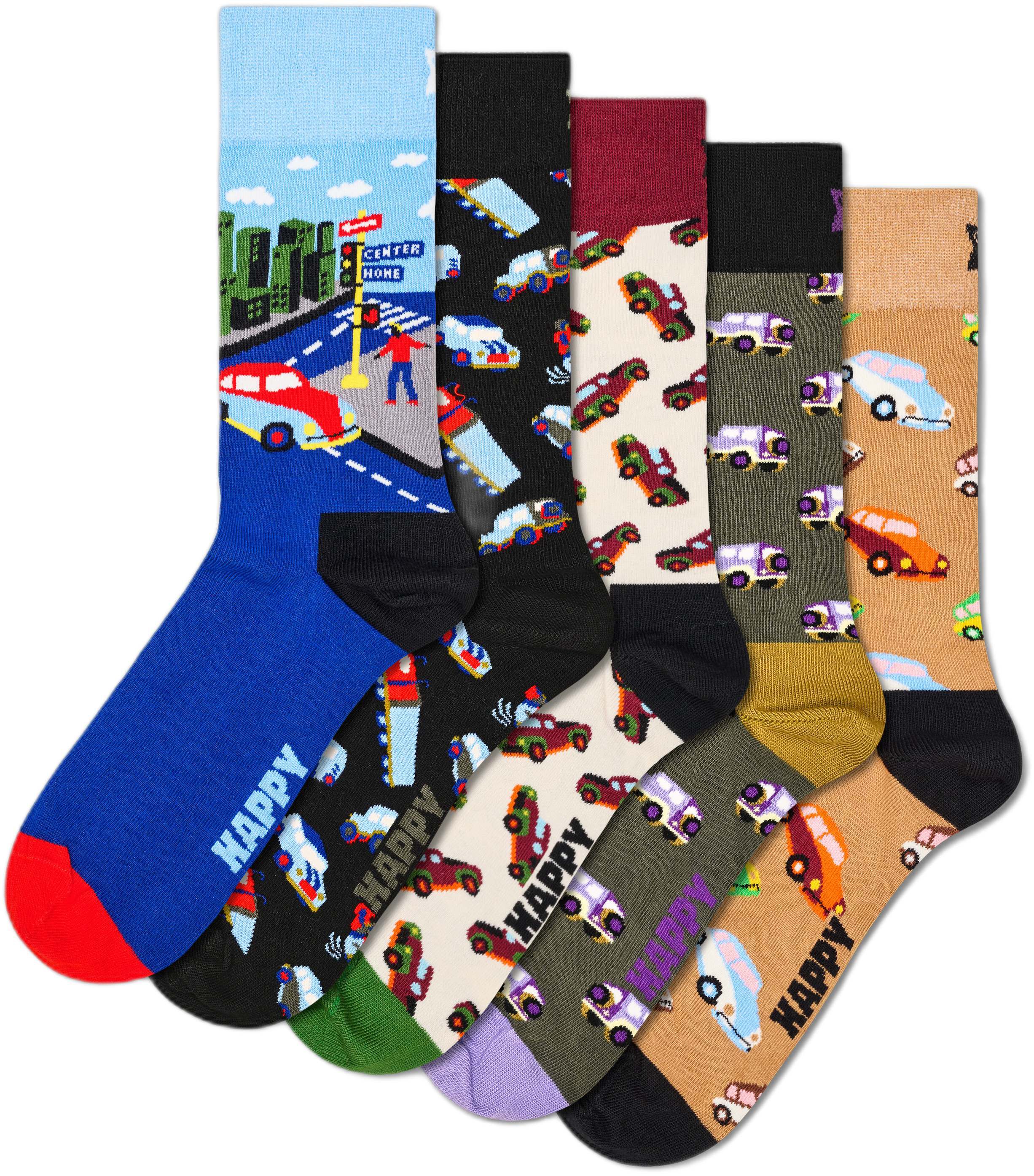 5-Pack Cars Socks
