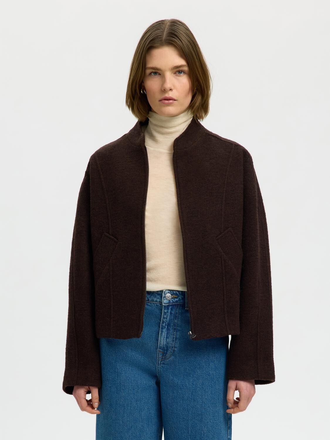 Slwjacqueline Wool Blend Jacket Noos