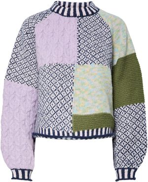 PCREMIX LS HIGH NECK KNIT BC