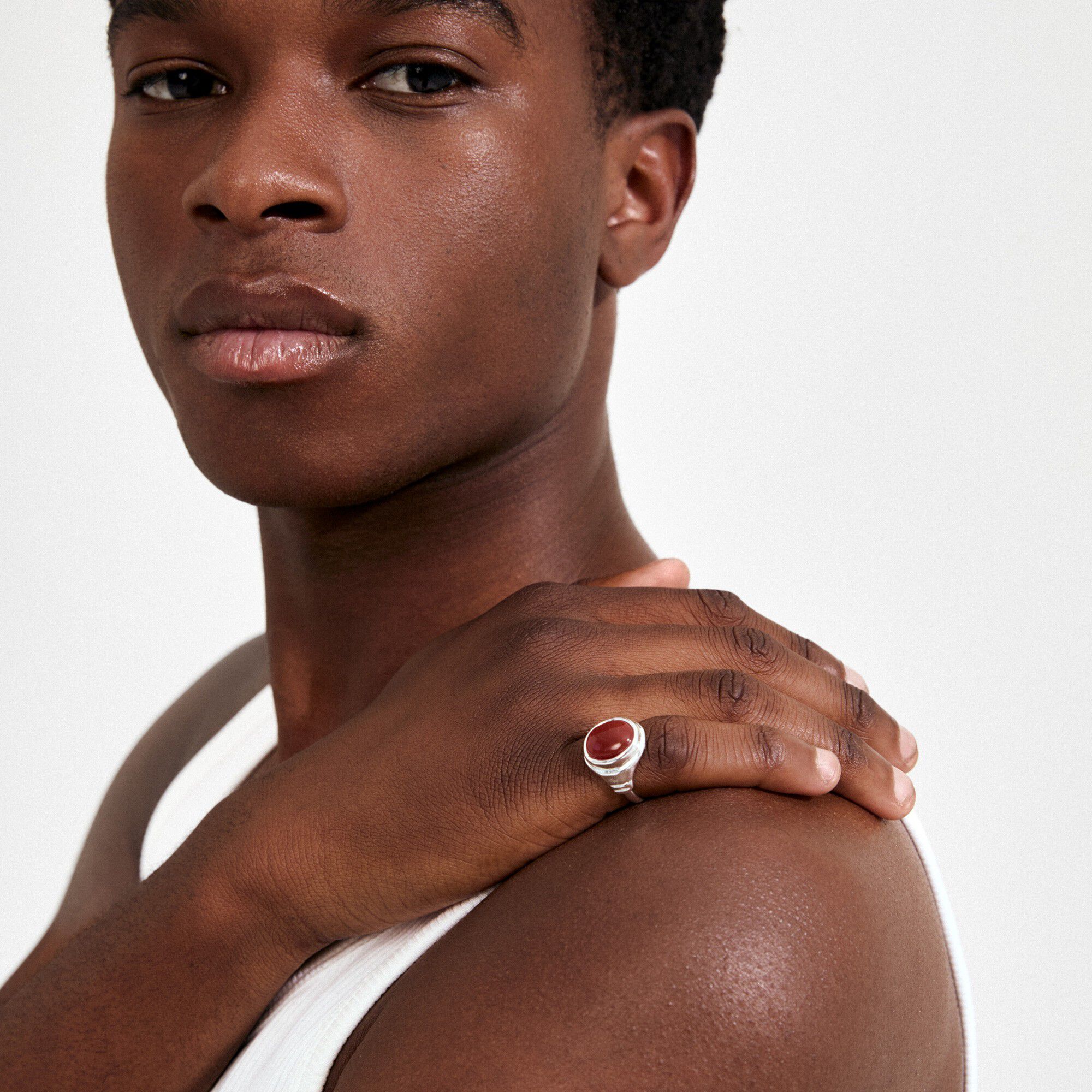 LYNDON ring s&oslash;lvbelagt