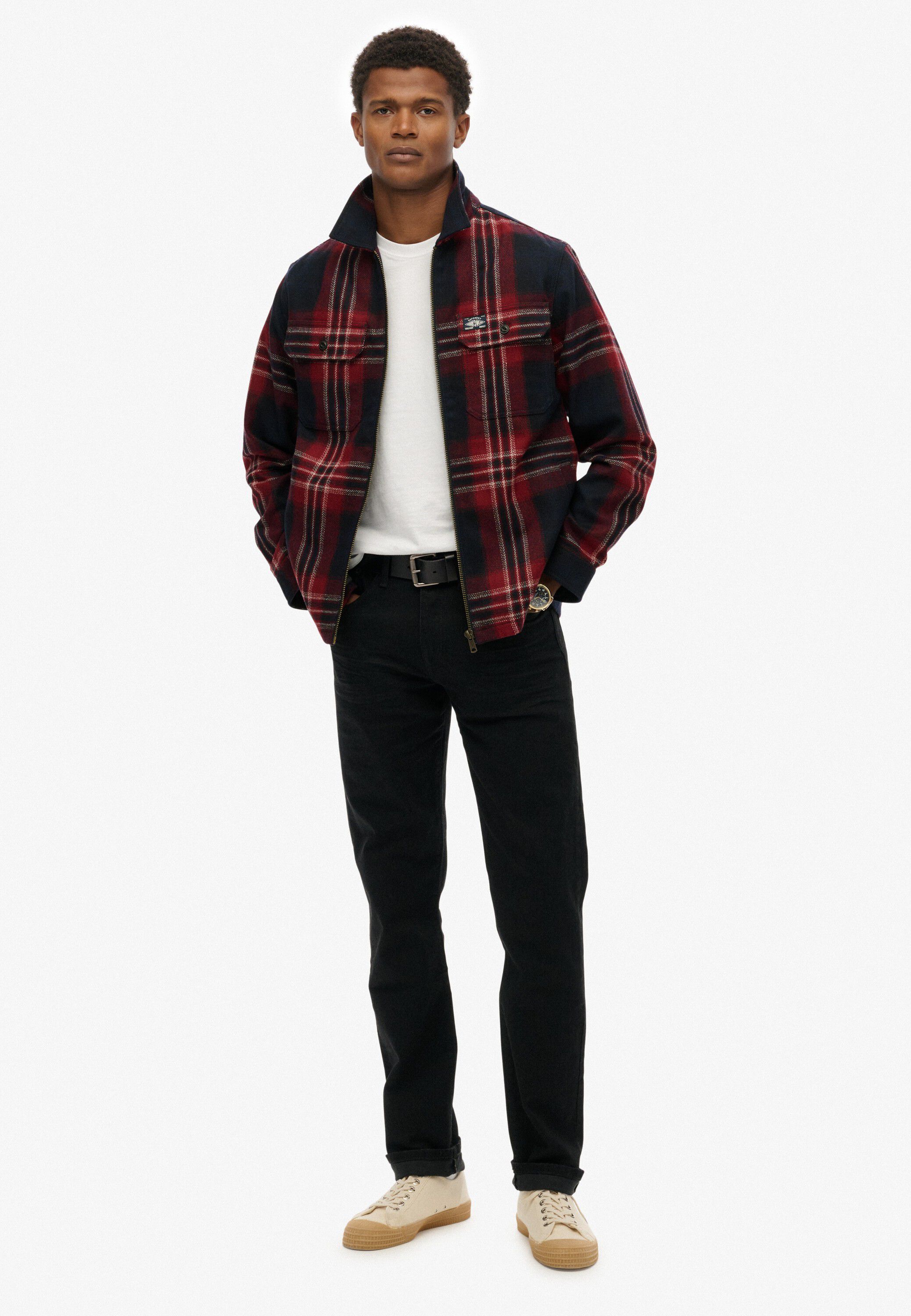 WOOL MILLER ZIP OVERSHIRT