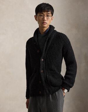 WOOL BLEND-SWEATER-CARDIGAN