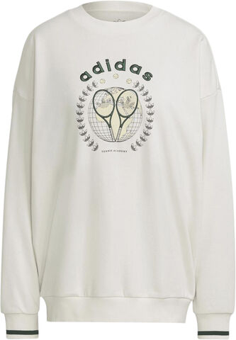 tennis luxe graphic sweater
