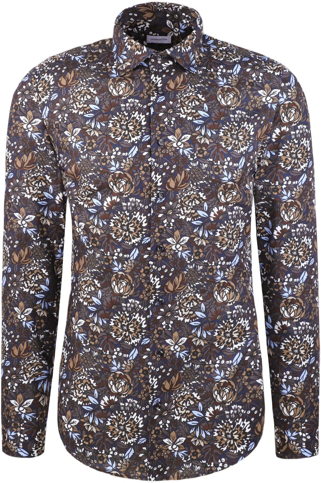 Business shirt Slim 1/1 Kent-Collar Floral