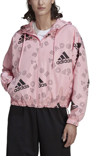 Essentials Logo Allover Print vindjakke