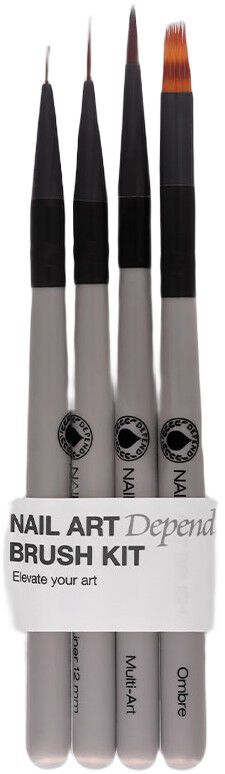 Nail Art Brush Kit 4 psc.