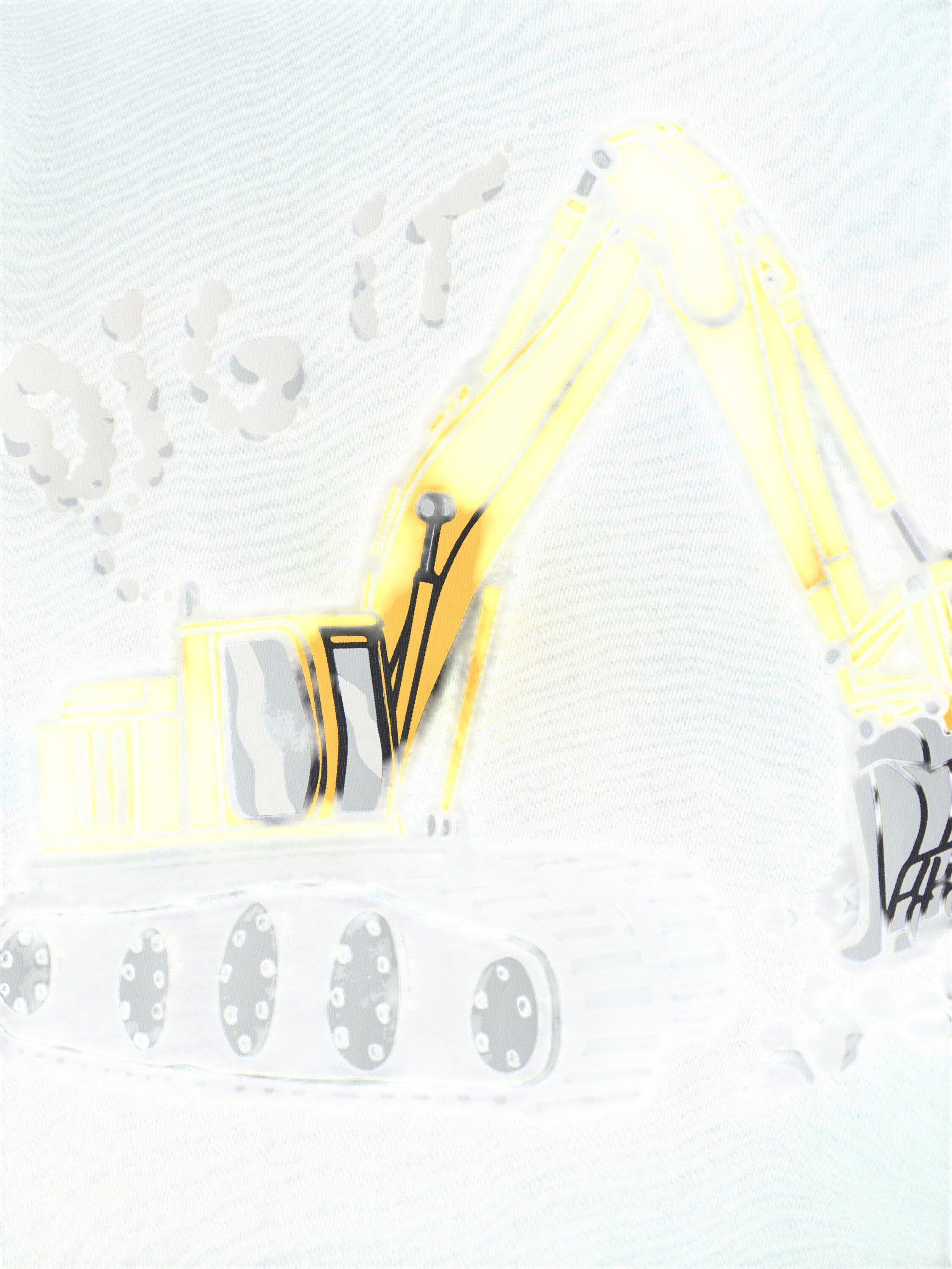 Long-sleeved top in soft cotton jer