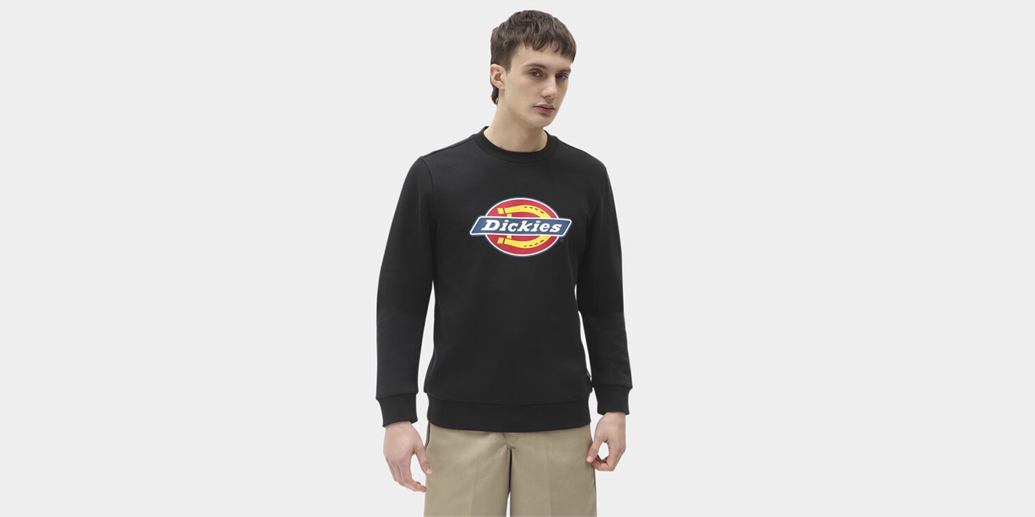 ICON LOGO SWEATSHIRT BLACK