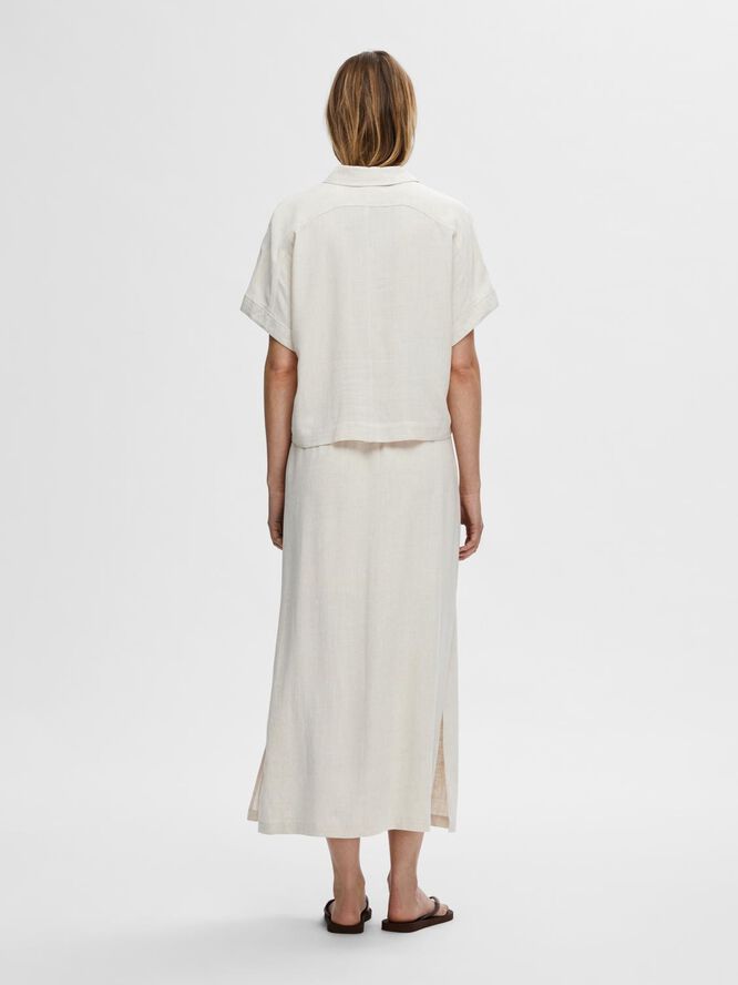 SLFVIVA SS CROPPED SHIRT NOOS