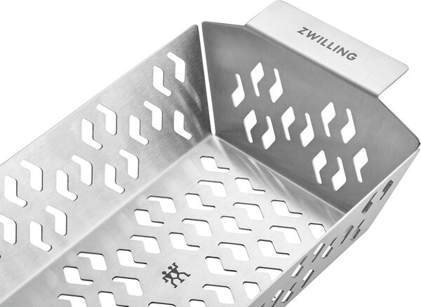 BBQ+ Grillkurv S Sølv Rektangulær