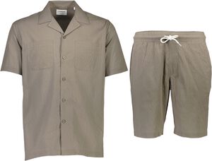 Seersucker shirt S/S+shorts