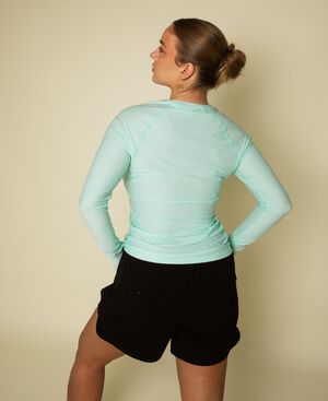 Motion performance lang&aelig;rmet tee - Mint