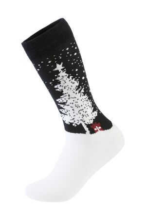 Christmas bamboo sock