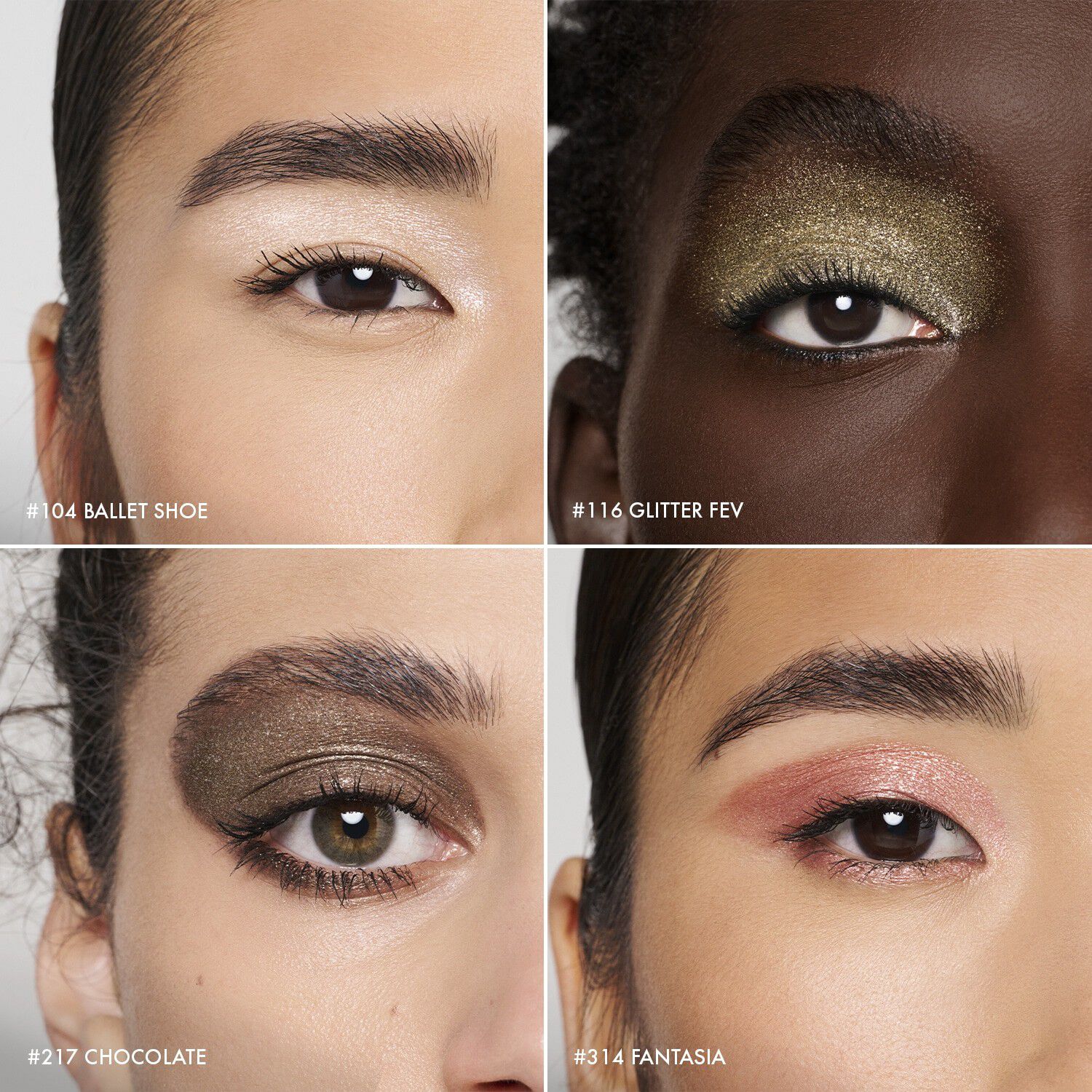 Colorful &oslash;jenskygge - Glitter effekt