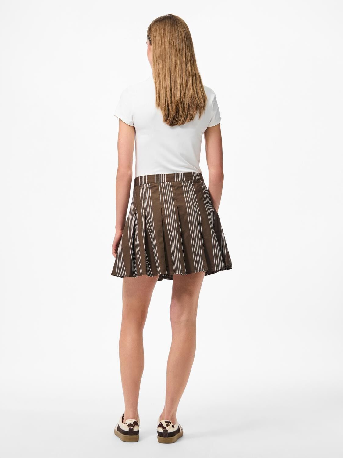 PCJAMIE MW PLEATED SKIRT WVN D2D PP
