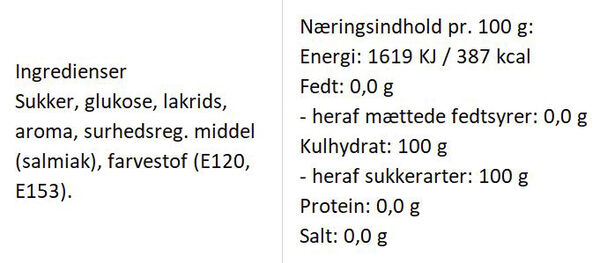 Stærke Vikinge bolcher med smag af pebret salmiak-lakrids