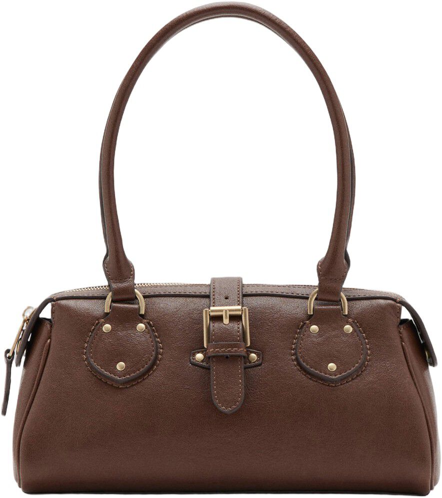 Buckle shoulder bag