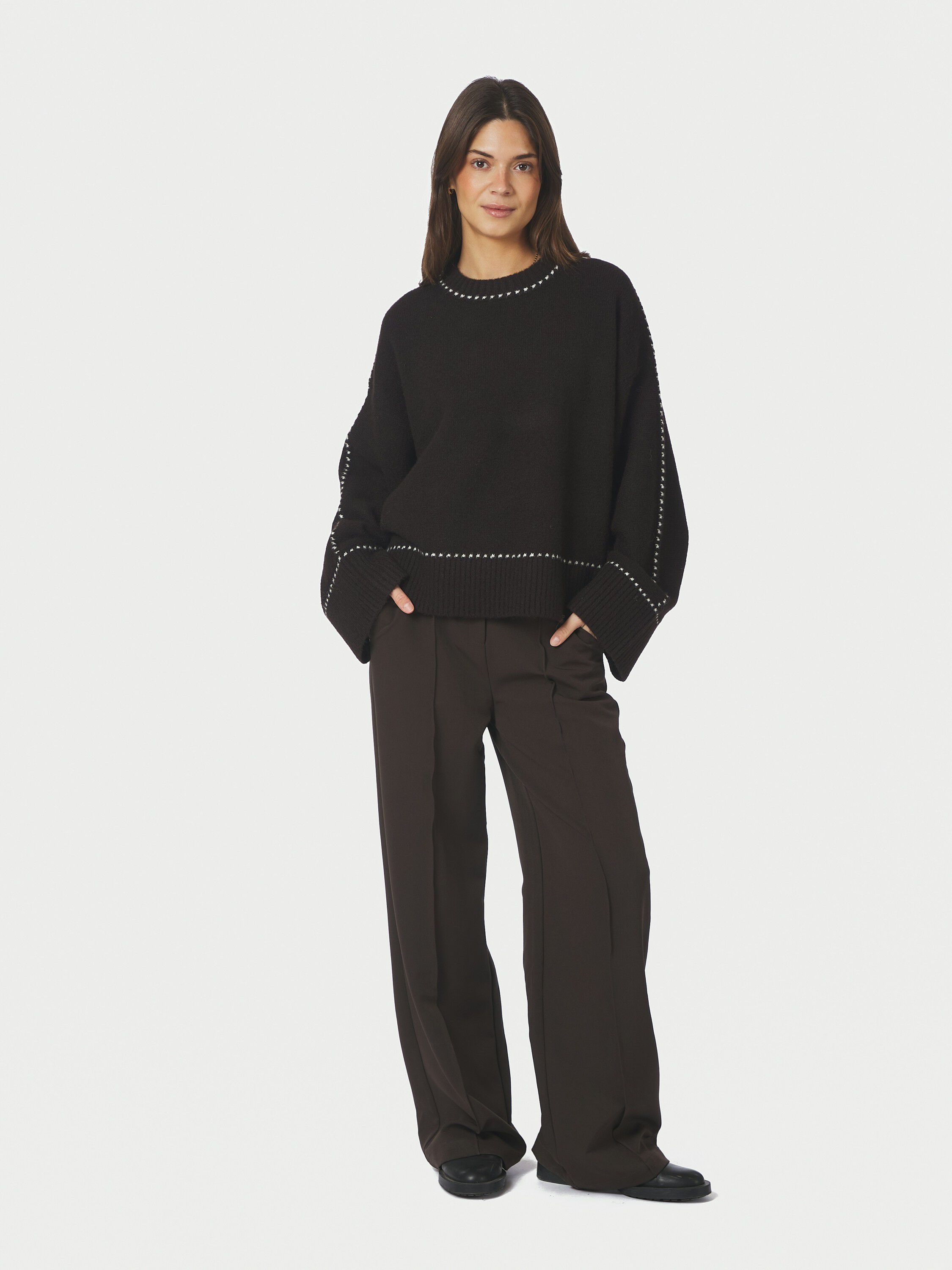 Roeme Knit Stitch Blouse