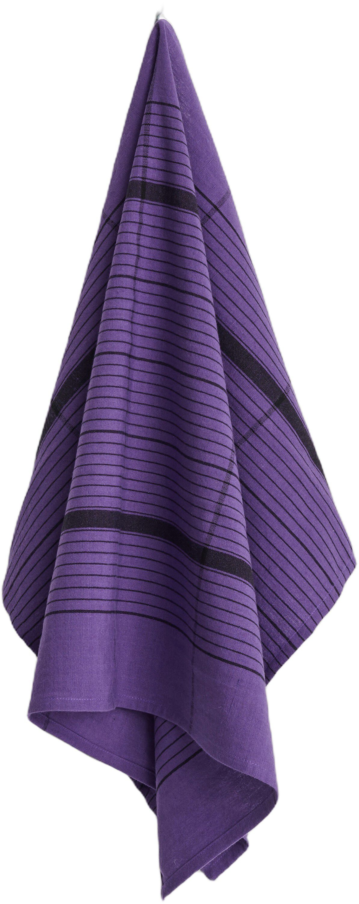 Linear Tea Towel-W52 x L80-Purple