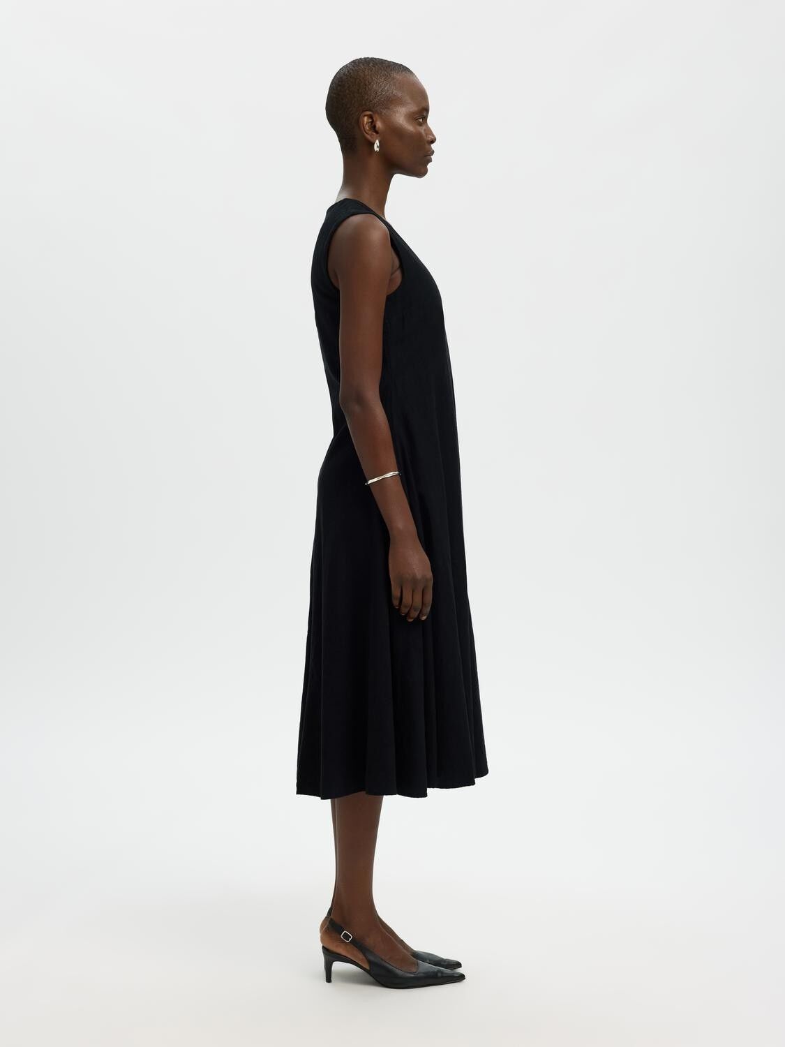 SLFLUISA REGULAR SL LINEN BLEND DRE