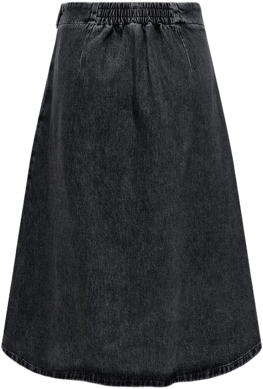 ONLTHEA WRAP MIDI SKIRT DNM CS DOT