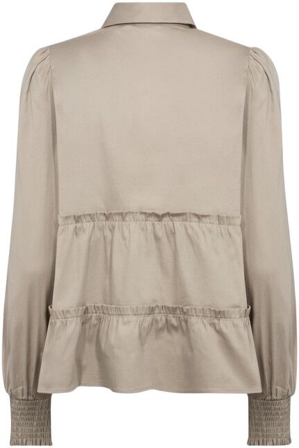 LR-ISLA SOLID 95 Skjorte Gr&aring;