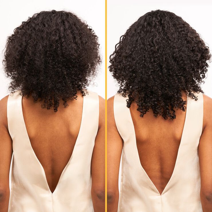 Hårmasken med sort te, giver håret glans