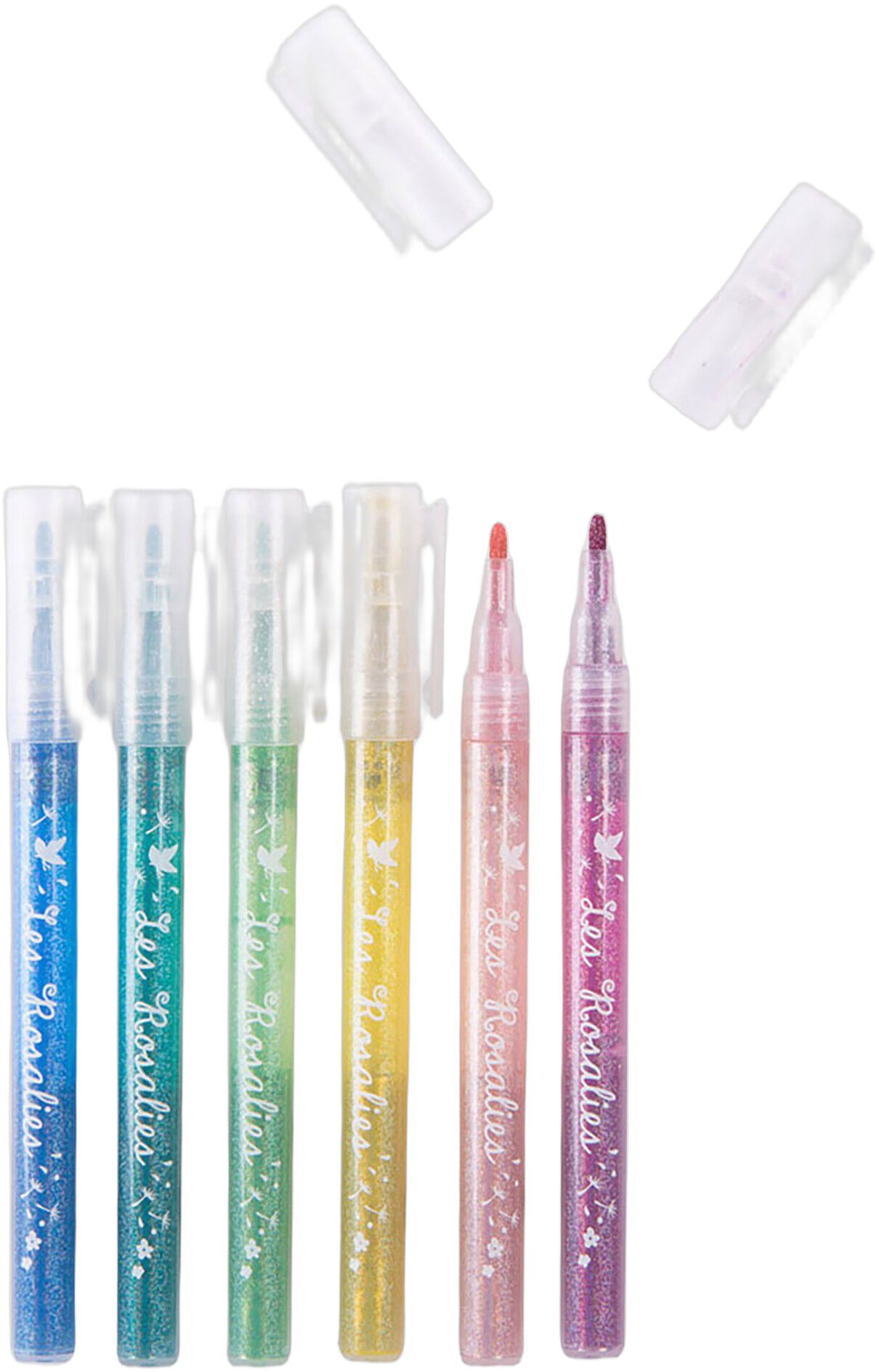 Moulin Roty - Glittertusser 6 stk - Les Rosalies