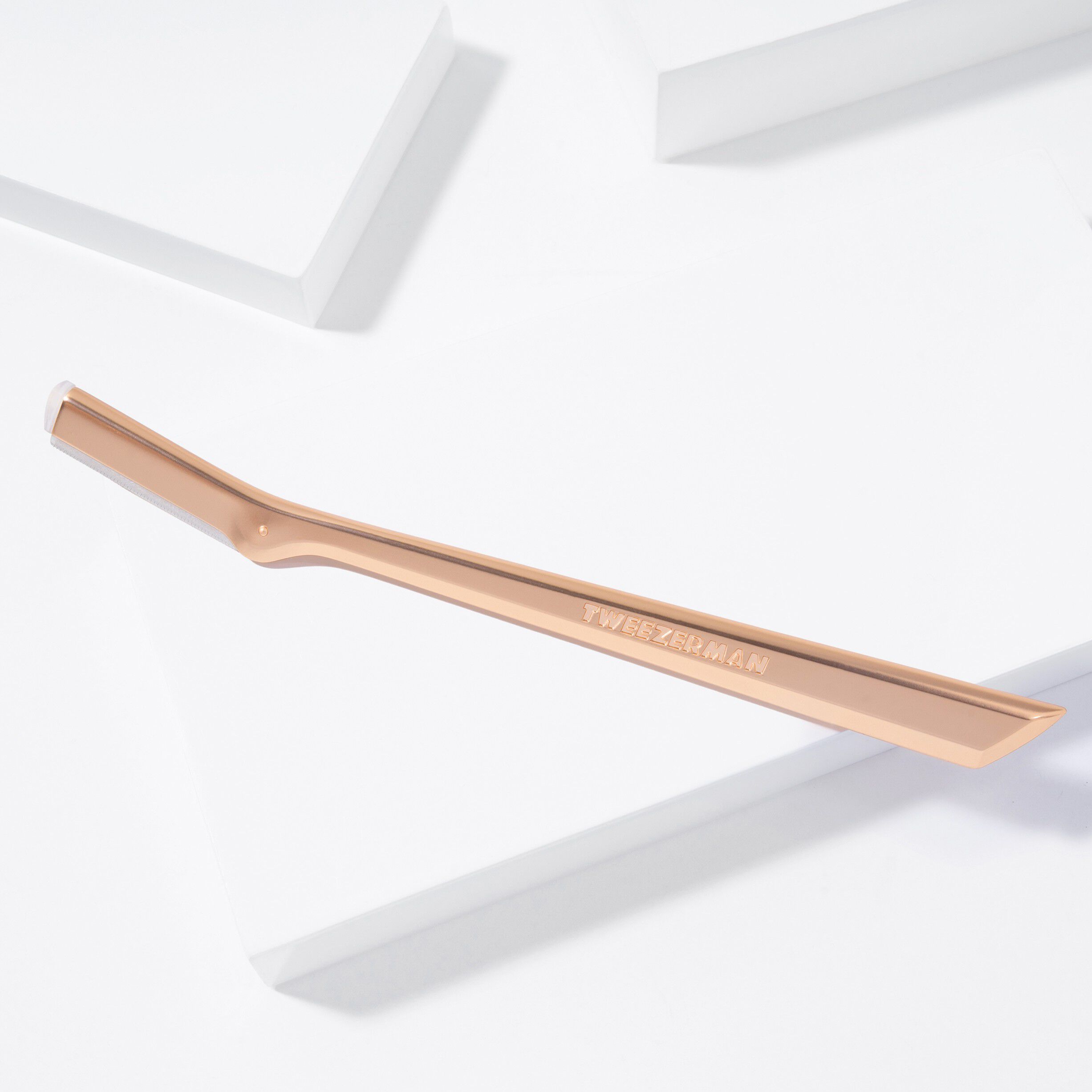 Tweezerman Retail Facial Razor Rose Gold